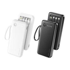 Ven-Dens PB-058 / PB-059 Fast Charging Power Bank with Built-in 3-in-1 Cable | 10000mAh / 20000mAh Portable Charger