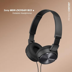 Sony ZX Series MDR-ZX310AP Wired Headband Stereo On Ear Headset -Black