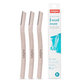 Sirona Face Razor for Women Facial Hair - Pack of 3 | Painless Facial Hair Removal | Eyebrow Shaper | For Eyebrows, Upper Lip, Forehead, Peach Fuzz, Chin and Sideburns | Dermaplaning Tool - Drugstore from Sirona - Shop in Sri Lanka at Arcade.lk