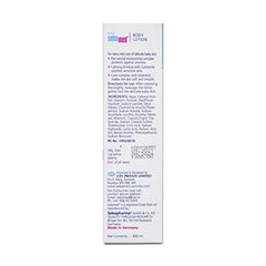 Sebamed Baby Body Lotion 400 ml|Ph 5.5|Camomile & Allantoin| Dermatalogically tested| Sensitive skin