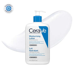 CeraVe Moisturizing Lotion For Dry Skin (473ml) - Formulated With 3 Essential Ceramides And Hyaluronic Acid | Non-Comedogenic, Oil Free And Fragrance-Free Body Lotion