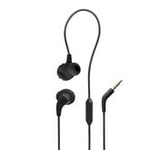 JBL Endurance Run 2, Sports in Ear Wired Earphones with Mic, Pure Bass, Sweatproof, Flexsoft eartips, Magnetic Earbuds, Fliphook & TwistLock Technology with Voice Assistant (Black)