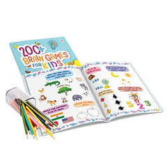 Brain Boosting Activity Book for Kids - 200+ Activities for Age 3+ - Kids Activity Book - Early Learning - Activities for Children: Maths, English, Mazes, Spot the Differences, Word Search - Book from Maple Press - Shop in Sri Lanka at Arcade.lk