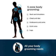 Philips BG1025/15 Showerproof Body Groomer for Men - Health and Beauty from Philips - Shop in Sri Lanka at Arcade.lk