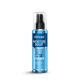 Streax Moisture Boost Spray Hair Serum for Dry Frizzy Hair - 50 ml | Hair Styling Serum for Women & Men | Hydrating, Frizz Free, Smooth & Silky finish I With Fision AquaShield