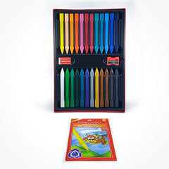 Faber-Castell Grip Erasable Crayon Set - Pack of 24 (Assorted) - Office Product from Faber-Castell - Shop in Sri Lanka at Arcade.lk