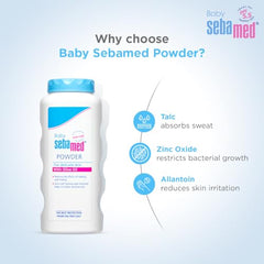Sebamed Baby Powder 100 gm| Olive Oil, Allantoin|Keeps Newborn’s Skin Fresh|absorbs Sweat - Baby Product from SebaMed - Shop in Sri Lanka at Arcade.lk