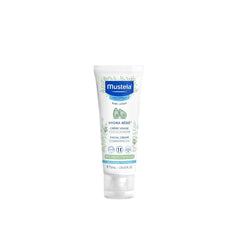 Mustela Hydra Bebe Facial Cream With Vitamin E - 40ml | Nourishing Face Lotion for Normal Skin | Hypoallergenic, Long-Lasting Hydration with Sweet Almond & Jojoba Oil | baby Face moisturizer
