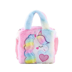 Unicorn Toddler Bag Princess Cute Crossbody Handbags Gift for Girls (Pink-Multi) - Shoes from ADISA - Shop in Sri Lanka at Arcade.lk