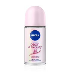 NIVEA Pearl and Beauty 50ml Deo Roll On 48 H Smooth & Beautiful Underarms With Pearl Extracts & Avocado Oil | 0% Alcohol - Beauty from NIVEA - Shop in Sri Lanka at Arcade.lk
