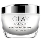 Olay Regenerist Revilatising Hydration Cream with SPF 15 | Hydrated, Plump, Bouncy Skin | With Hyaluronic Acid, Niacinamide and Peptides | Normal, Oily, Dry, Combination Skin | 50g - Beauty from Olay - Shop in Sri Lanka at Arcade.lk