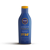 NIVEA Sun Protect And Normal Moisture 125Ml Spf 50 Advanced Sunscreen For Instant Protection| Pa+++ Uva - Uvb Protection System| Vitamin E + Moisture| Very Water Resistant