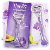 Gillette Venus Comfortglide Hair Removal Razor for Women | 1 Pc | With Avocado Oils & Body Butter, Freesia Scent - Drugstore from Gillette Venus - Shop in Sri Lanka at Arcade.lk