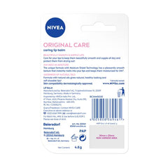 NIVEA Lip Balm, Original Care, 4.8g - Beauty from NIVEA - Shop in Sri Lanka at Arcade.lk