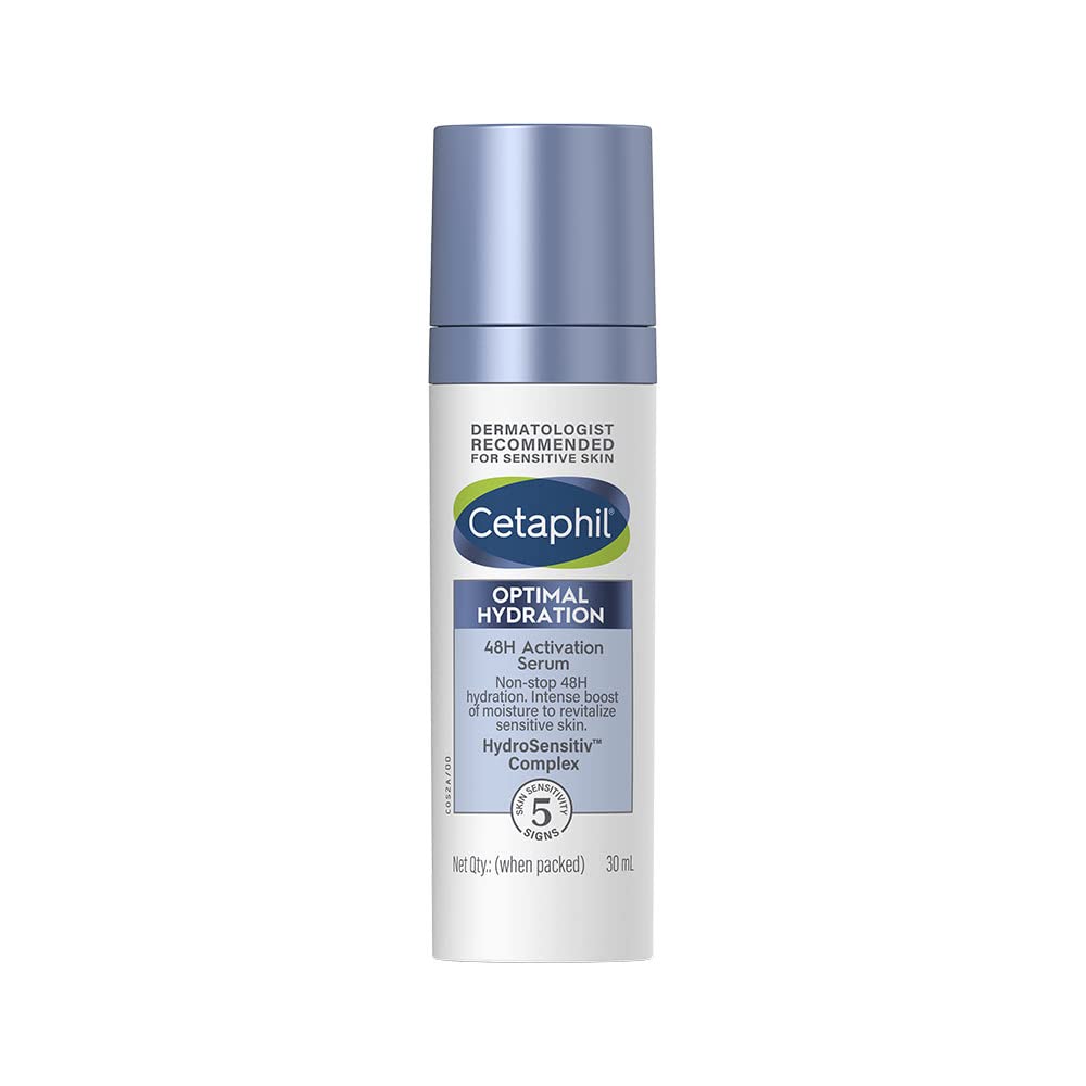 Cetaphil Optimal Hydration Lightweight Serum 30 ml | Fast absorbing | Hyaluronic Acid, Blue Daisy extract, Vitamin B5 | Dermatologist Recommended - Beauty from Cetaphil - Shop in Sri Lanka at Arcade.lk