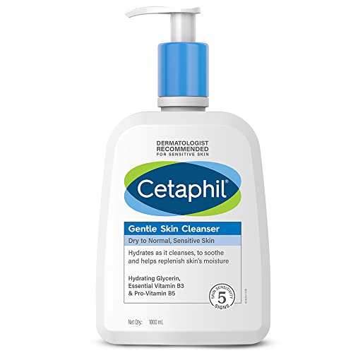 Cetaphil Face Wash ,Gentle Skin Cleanser For Dry, Normal Sensitive Skin - 1000 Ml| Hydrating Face Wash With Niacinamide, Vitamin B5 - Beauty from Cetaphil - Shop in Sri Lanka at Arcade.lk