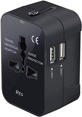 Check price of Universal Travel Adapter, International All in One Worldwide Travel Adapter and Wall Charger USB 2.1A,100-250 Voltage Travel Charger in Sri Lanka | Arcade.lk