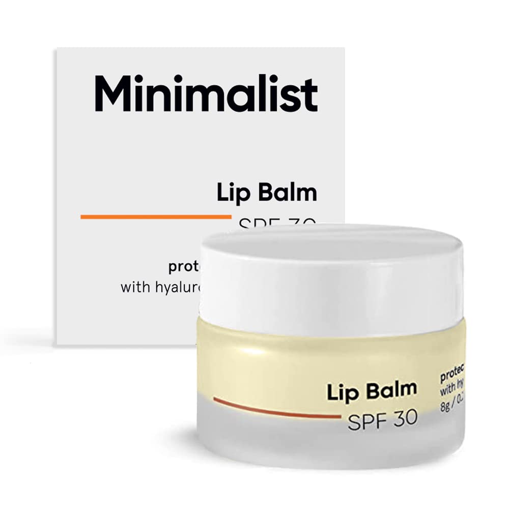 Check price of Minimalist Spf 30 Lip Balm With Ceramides & Hyaluronic Acid | For Women & Men | 8 Gm, Off White in Sri Lanka | Arcade.lk