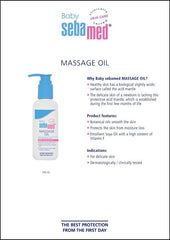 Sebamed Baby Massage Oil, 150ml