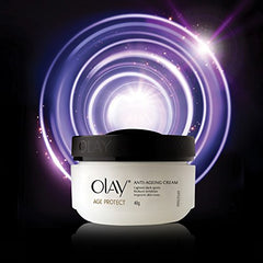 Olay Age Protect Anti-Ageing Cream | Lightens Dark Spots and Reduces Wrinkles | Normal, Oily, Dry, Combination Skin | 40g - Beauty from Olay - Shop in Sri Lanka at Arcade.lk