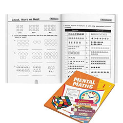Mental Maths - Mathematics Activity Book 1 for class 1+, Age 5+ Years - Counting - Addition - Subtraction - Mental Math for Kids - Math Activity Book for Children - Book from Maple Press - Shop in Sri Lanka at Arcade.lk