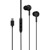Boat Bassheads 100 C Wired Headphones Earphones with Type-C Jack, in-Line Microphone, in Ear, 10Mm Drivers, Signature Sound, Integrated Controls & Multi-Os Compatibility (Black)