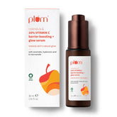 Plum 10% Vitamin C & Calendula Barrier Boosting + Glow Serum | Boosts glow from 1st use | Ceramides strengthens skin barrier | Niacinamide fights pigmentation & dark spots | For all skin types | 30ml