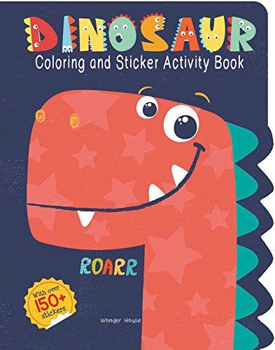 Dinosaurs - Coloring and Sticker Activity Book (With 150+ Stickers) - Book from Wonder House Books - Shop in Sri Lanka at Arcade.lk