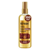 Streax Hair Serum 200ml, Hair serum for Dry & Frizzy Hair, for Women & Men, for Curly Hair, Wavy Hair, Straight Hair, Silk & Shine Vitalised with Walnut Oil