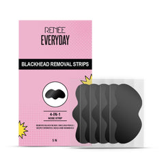 RENEE Black Head Removal Strips, for Deep Cleansing, Instant & Painless Blackheads & Whiteheads Removal, Algae Extract, Oat Extract, Vitamin E & Hyaluronic Acid Infused - 5N
