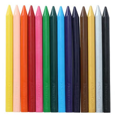 Faber-Castell Erasable Plastic Crayons Tin – Pack of 12 + 2 Metallic Shades | Smooth, Break-Resistant Colour Crayons | Non-Toxic & Child-Safe Crayons for Kids