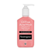 Neutrogena Oil Free Acne Wash | Pink Grapefruit | Deep Cleansing Face Wash with Salicylic Acid | Alcohol Free, Non Comedogenic & Dermatologically Tested | For Oily Acne Prone Skin | 175ml