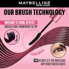 Maybelline New York Hypercurl Mascara, Curls Lashes, Highly Pigmented Colour, Long-lasting, Washable, Black 9.2ml - Beauty from Maybelline - Shop in Sri Lanka at Arcade.lk