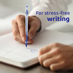 Cello Gripper Ball Pen | Jar of 25 | Blue Ball Pens | Smooth writing Ball Pens | Exam Pens with Grip | Ball pens set for School and Office stationery Pens for comfortable writing