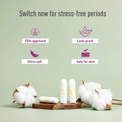 Sirona FDA Approved Premium Digital Tampon Regular Flow - 20 Pieces - Health and Beauty from Sirona - Shop in Sri Lanka at Arcade.lk