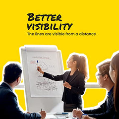 Cello Whitemate Whiteboard BoldMarkers | Set of 6 | Assorted Ink Colours | Whiteboard Marker with Easily Erasable Ink | Refillable Whiteboard Markers - Office Product from Cello - Shop in Sri Lanka at Arcade.lk