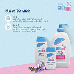 Sebamed Baby Body Lotion 400 ml|Ph 5.5|Camomile & Allantoin| Dermatalogically tested| Sensitive skin