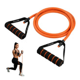 Wiselife Adjustable Resistance Bands with Handles for Exercise | Heavy Duty Workout Bands with Door Anchor for Strength Training, Physical Therapy & Full Body Home Workouts 25 kg(Orange)
