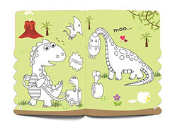 Dinosaurs - Coloring and Sticker Activity Book (With 150+ Stickers) - Book from Wonder House Books - Shop in Sri Lanka at Arcade.lk
