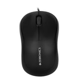ZEBRONICS Zeb-Comfort Wired 3-Button 1000 DPI Optical Sensor Plug & Play USB Mouse - Mice from ZEBRONICS - Shop in Sri Lanka at Arcade.lk