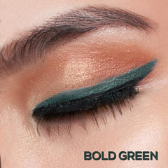 RENEE Kajal Pen with Sharpener - Bold Green 0.35gm 24 Hrs Stay Long Lasting Kohl Pencil, Matte Finish, Rich Color Payoff, Smudge & Water Proof with One Swipe Application Formula - Beauty from RENEE - Shop in Sri Lanka at Arcade.lk
