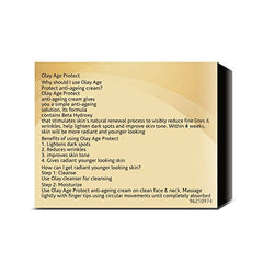 Olay Age Protect Anti-Ageing Cream | Lightens Dark Spots and Reduces Wrinkles | Normal, Oily, Dry, Combination Skin | 40g - Beauty from Olay - Shop in Sri Lanka at Arcade.lk