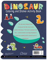 Dinosaurs - Coloring and Sticker Activity Book (With 150+ Stickers) - Book from Wonder House Books - Shop in Sri Lanka at Arcade.lk