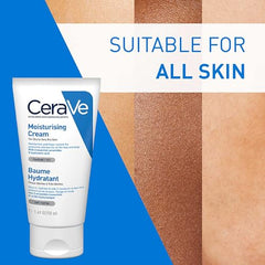 CeraVe Moisturizing Cream For Dry To Very Dry Skin (50ml) - Formulated with 3 Essential Ceramides And Hyaluronic Acid | Non-Comedogenic Moisturizer For Face and Body