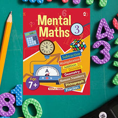 Mental Maths - Mathematics Activity Book 3 for class 3+, Age 7+ - Addition - Subtraction - Multiplication - Division - Mental Math for Kids - Math Activity Book for Children - Book from Maple Press - Shop in Sri Lanka at Arcade.lk