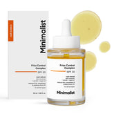 Minimalist Anti-Frizz Hair Serum SPF 30 With Keratin, Argan Oil & Ceramides for Dry Hair | Heat Protection Serum, Smoothens & Protects From UV | Lightweight | Leave In For Women & Men | 50 ml