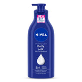 NIVEA Nourishing Body Milk 600ml Body Lotion | 48 H Moisturization | With 2X Almond Oil | Smooth and Healthy Looking Skin |For Very Dry Skin