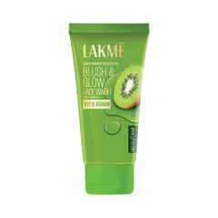 LAKMÉ Blush & Glow Exfoliating Face Wash With Vitamin C Serum, Refreshing And Gentle Facewash With Kiwi Fruit Extracts For All Skin, 100Gm,1 Count
