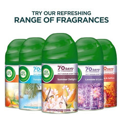 Air Wick 250 ml(Pack of 2) - Lavender & Lotus & Lemon & Orange Blossom, Freshmatic Automatic Air Freshener Refill | 2600 Sprays Guaranteed