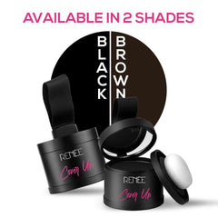 RENEE Cover-Up Hair Powder- Black, Cover Grey Roots & Bald Spots Instantly, Highly Pigmented, Fuller and Denser, Long-Lasting & Matte Finish, Flawless Application, 4gm - Beauty from RENEE - Shop in Sri Lanka at Arcade.lk